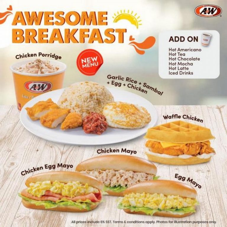 5 Dec 2020 Onward: A&W Awesome Breakfast Promotion - EverydayOnSales.com