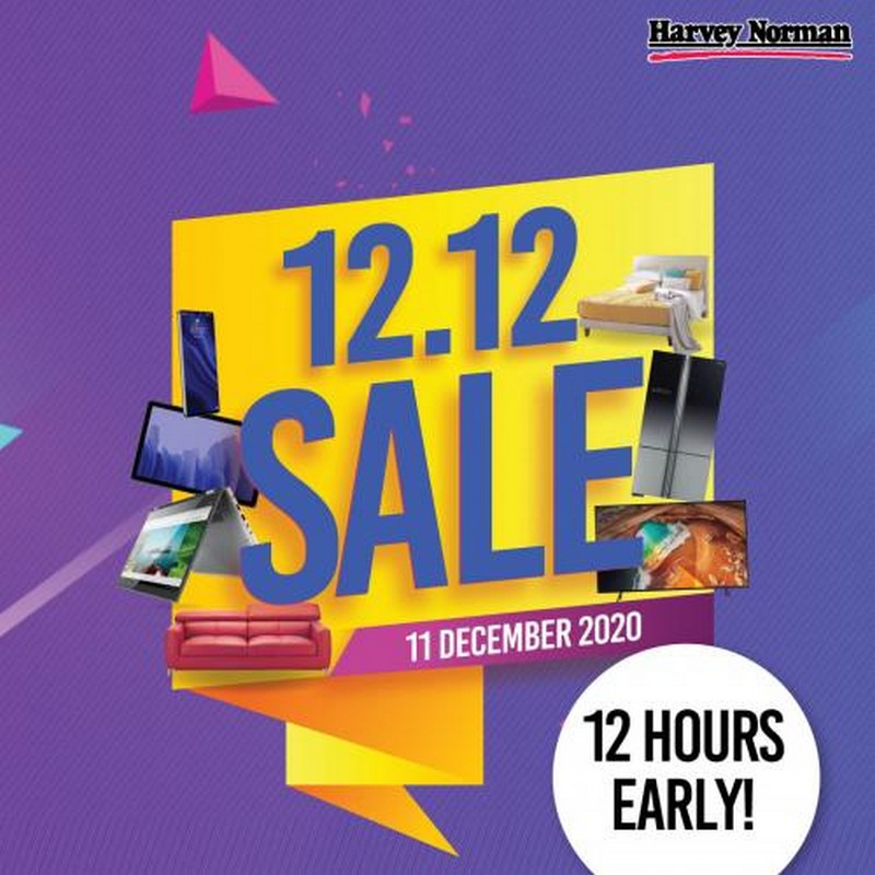 11-12 Dec 2020: Harvey Norman 12.12 Sale - EverydayOnSales.com