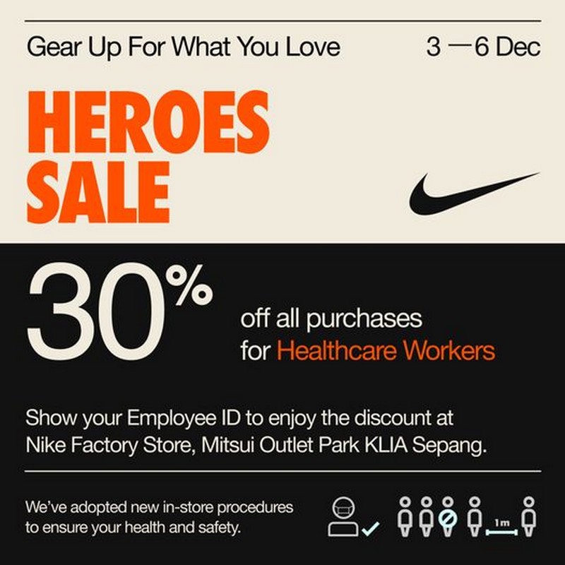 3-6 Dec 2020: Nike Heroes Sale at 