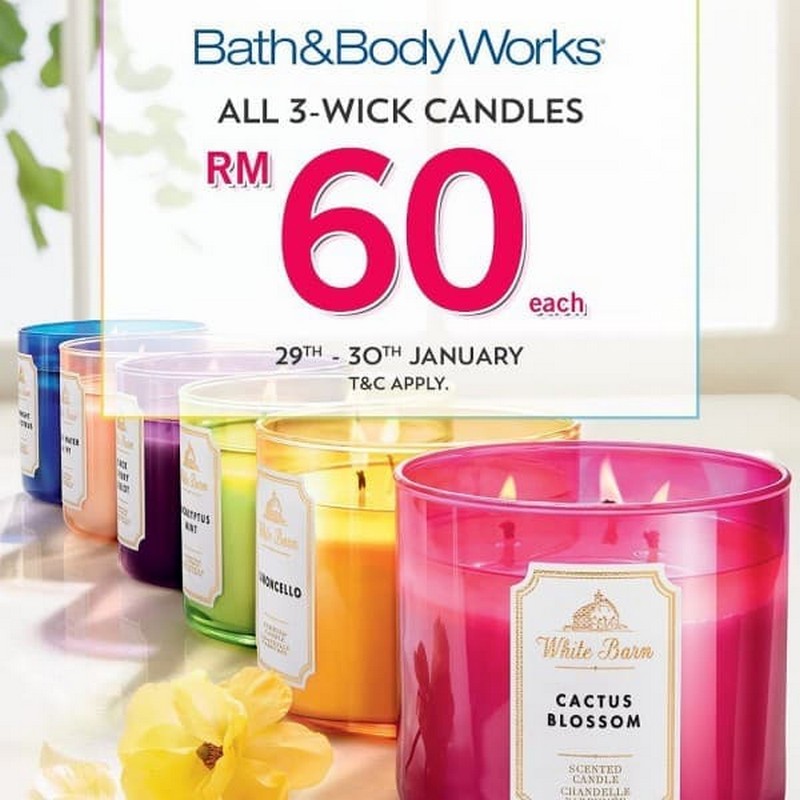 2930 Jan 2021 Bath & Body Works Special Sale at Johor Premium Outlets