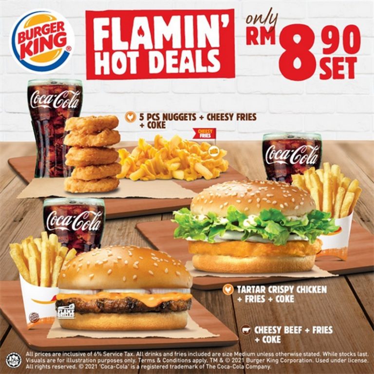 8 Jan 2021 Onward Burger King Flamin Hot Deals