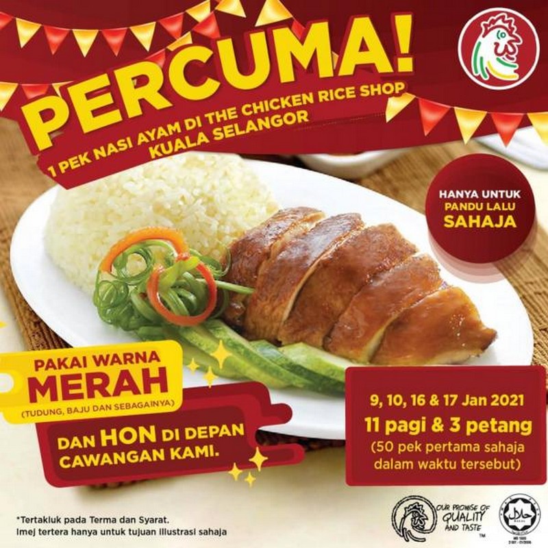 9 17 Jan 2021 The Chicken Rice Shop Opening Promotion At Kuala Selangor Everydayonsales Com