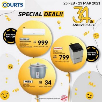 COURTS-34th-Anniversary-Sale-350x350 - Computer Accessories Electronics & Computers Home Appliances IT Gadgets Accessories Johor Kedah Kelantan Kitchen Appliances Kuala Lumpur Malaysia Sales Melaka Negeri Sembilan Online Store Pahang Penang Perak Perlis Putrajaya Sabah Sarawak Selangor Terengganu 