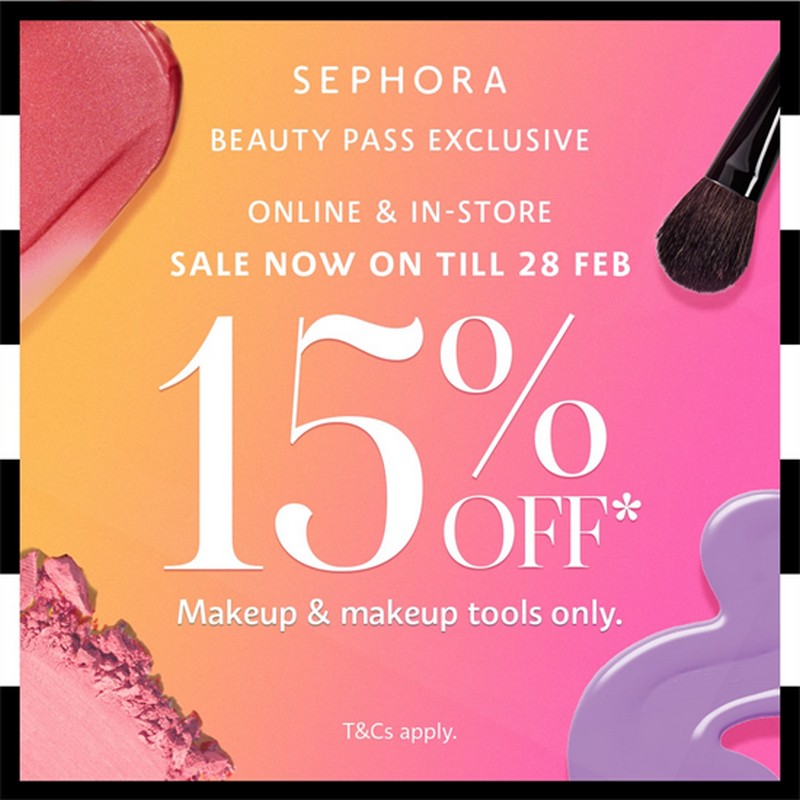 Now till 28 Feb 2021: Sephora Beauty Pass Exclusive 15% Off ...