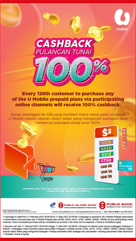 11 Feb 11 May 2021 U Mobile Campaign 2021 Promo With Public Bank Everydayonsales Com