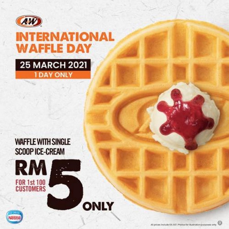 25 Mar 2021 A&W International Waffle Day Promotion