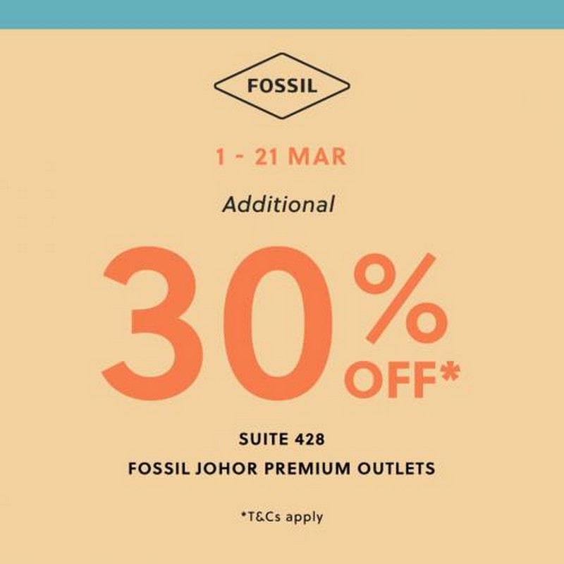 Fossil outlet promo online code