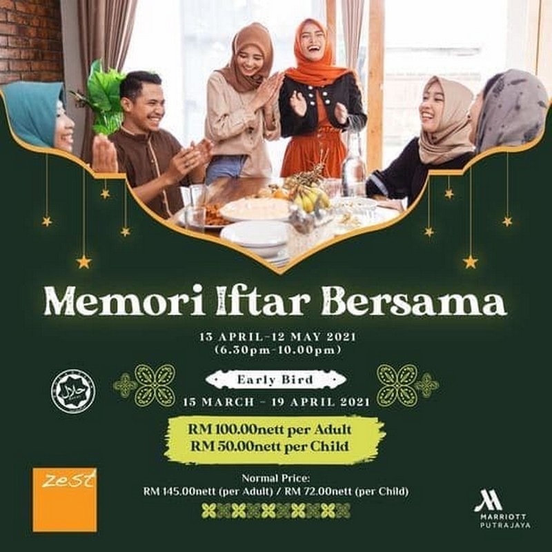 15 Apr 12 May 2021 Marriott Putrajaya Ramadan Promo Everydayonsales Com