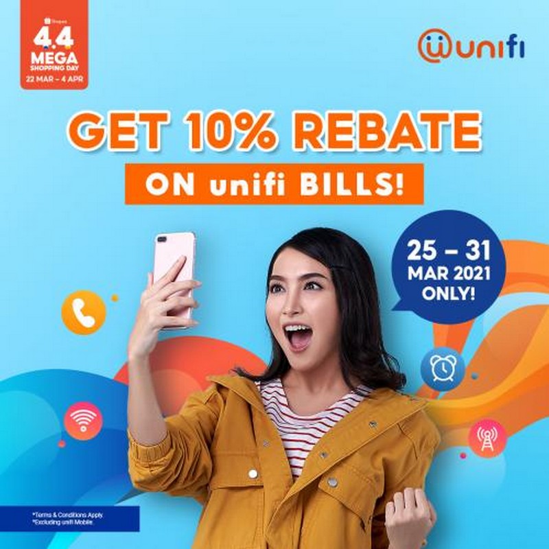 25-31 Mar 2021: Unifi Bills 10% Rebate Promotion on Shopee ...