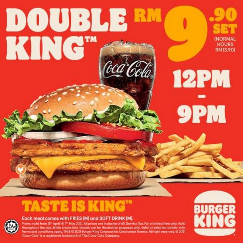 13 Apr-7 May 2021: Burger King Double King Ramadan Promotion ...