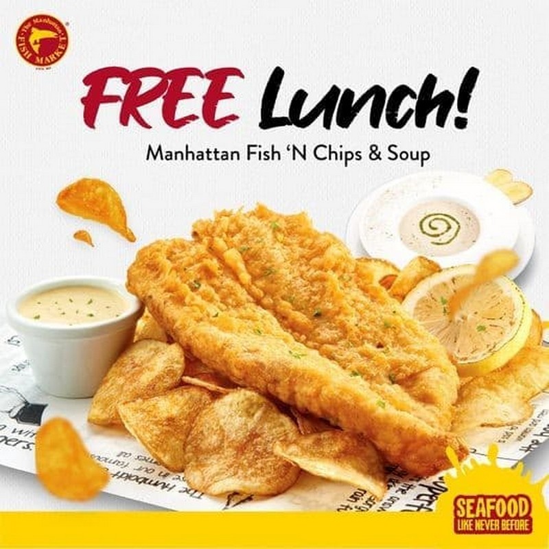 22 Apr 2021 Onward: The Manhattan Fish Market Free Lunch Promo ...