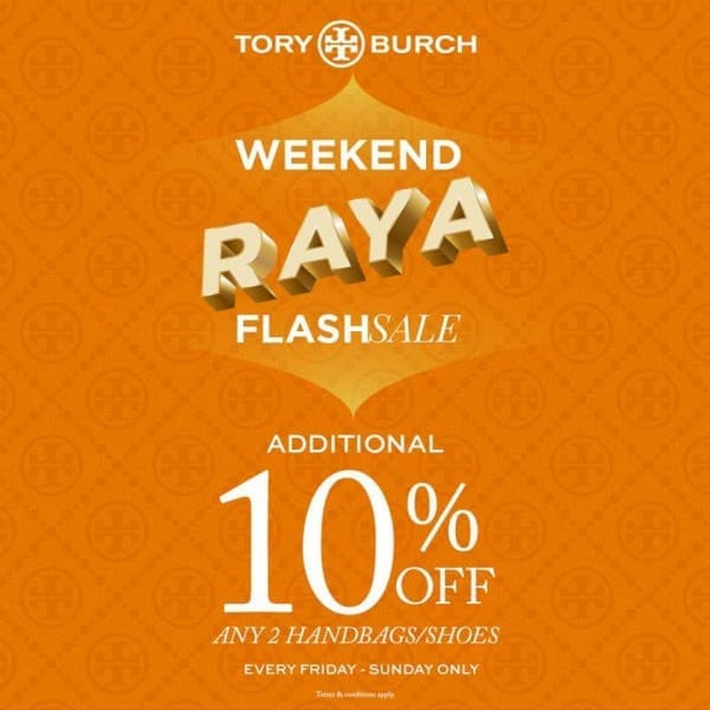 16-18 Apr 2021: Tory Burch Special Sale at Johor Premium Outlets -  