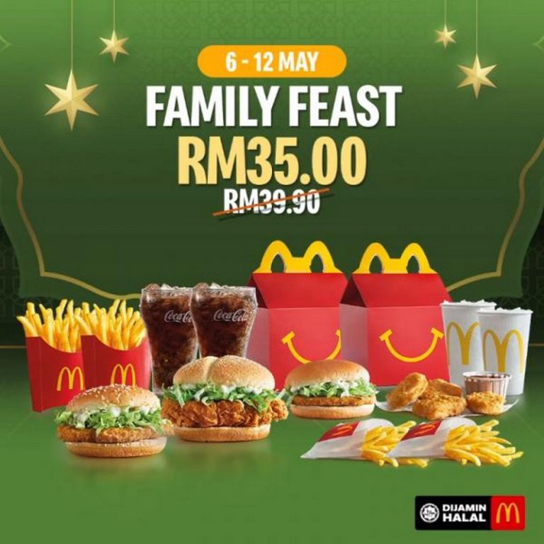 612 May 2021 McDonald's Family Feast Promotion