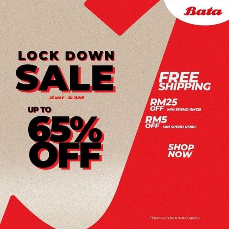 25 May-30 Jun 2021: Bata Lockdown Sale - EverydayOnSales.com