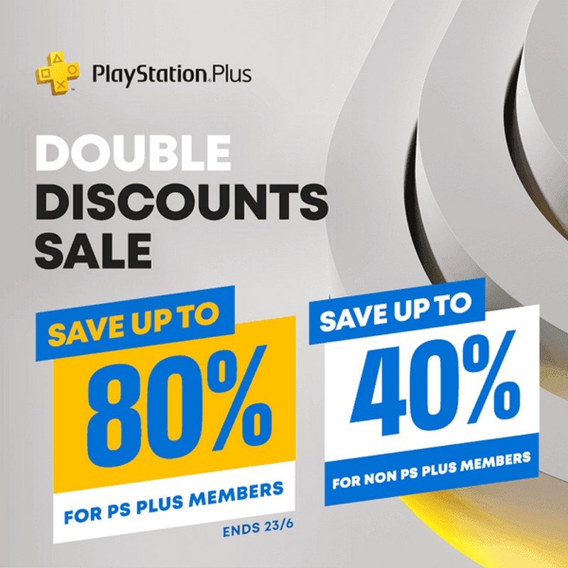 Now till 23 Jun 2021 PlayStation Double Discounts Sale