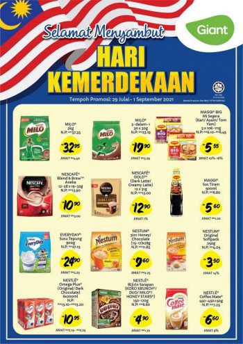 29 Jul-1 Sep 2021: Giant Nestle Merdeka Promotion - EverydayOnSales.com