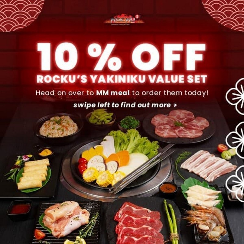 10-11 Jul 2021: ROCKU Yakiniku 10% off Promo - EverydayOnSales.com