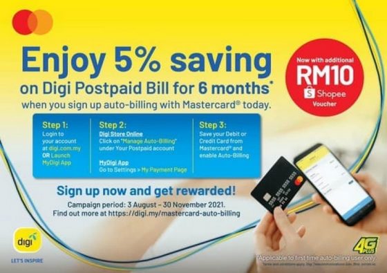 17 Aug 2021 Onward: Digi Auto Billing Promo with Mastercard ...