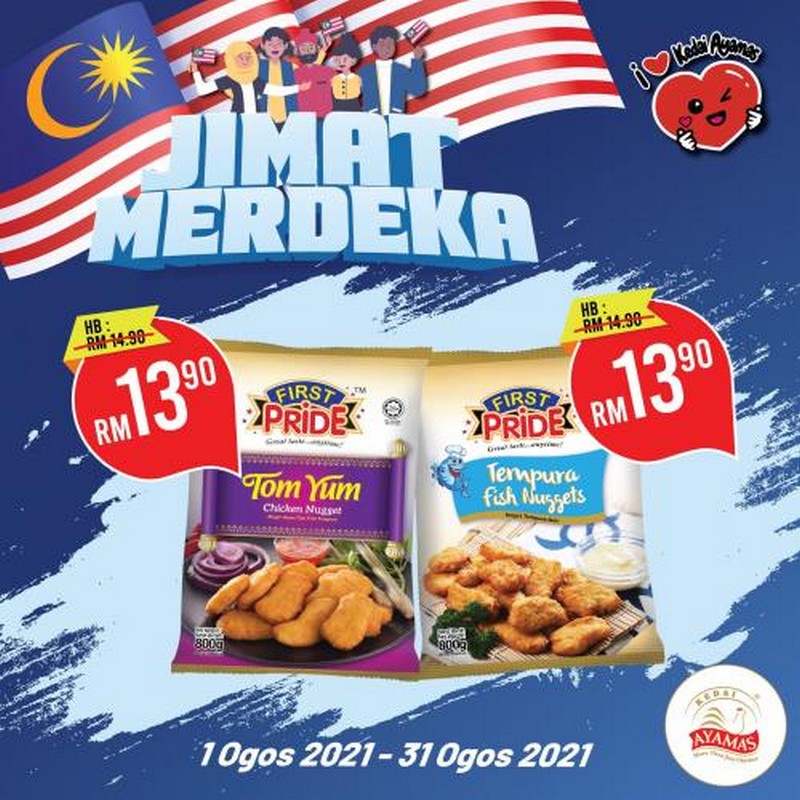 1-31 Aug 2021: Kedai Ayamas Jimat Merdeka Promotion - EverydayOnSales.com