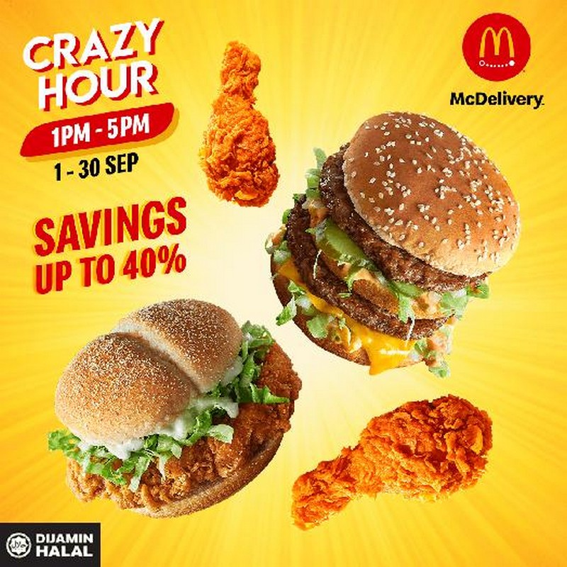 1-30 Sep 2021: McDonald's McDelivery Crazy Hour Promotion ...