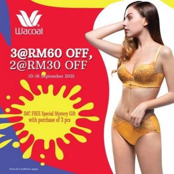 Wacoal-Malaysia-Day-Deal-at-Isetan-350x350 - Fashion Lifestyle & Department Store Kuala Lumpur Lingerie Promotions & Freebies Selangor Underwear 