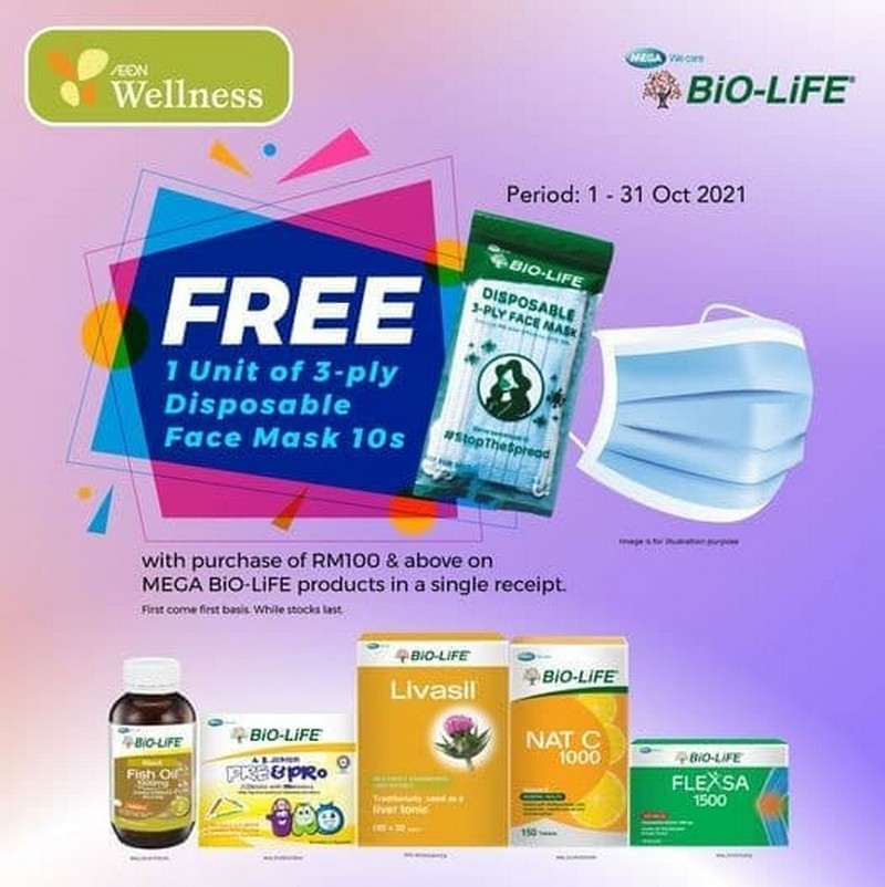 1-31 Oct 2021: AEON Wellness Gift-with-Purchase Promo - EverydayOnSales.com