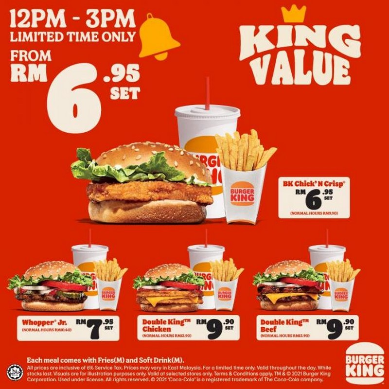 20 Oct 2021 Onward Burger King King Value Promotion Everydayonsales Com