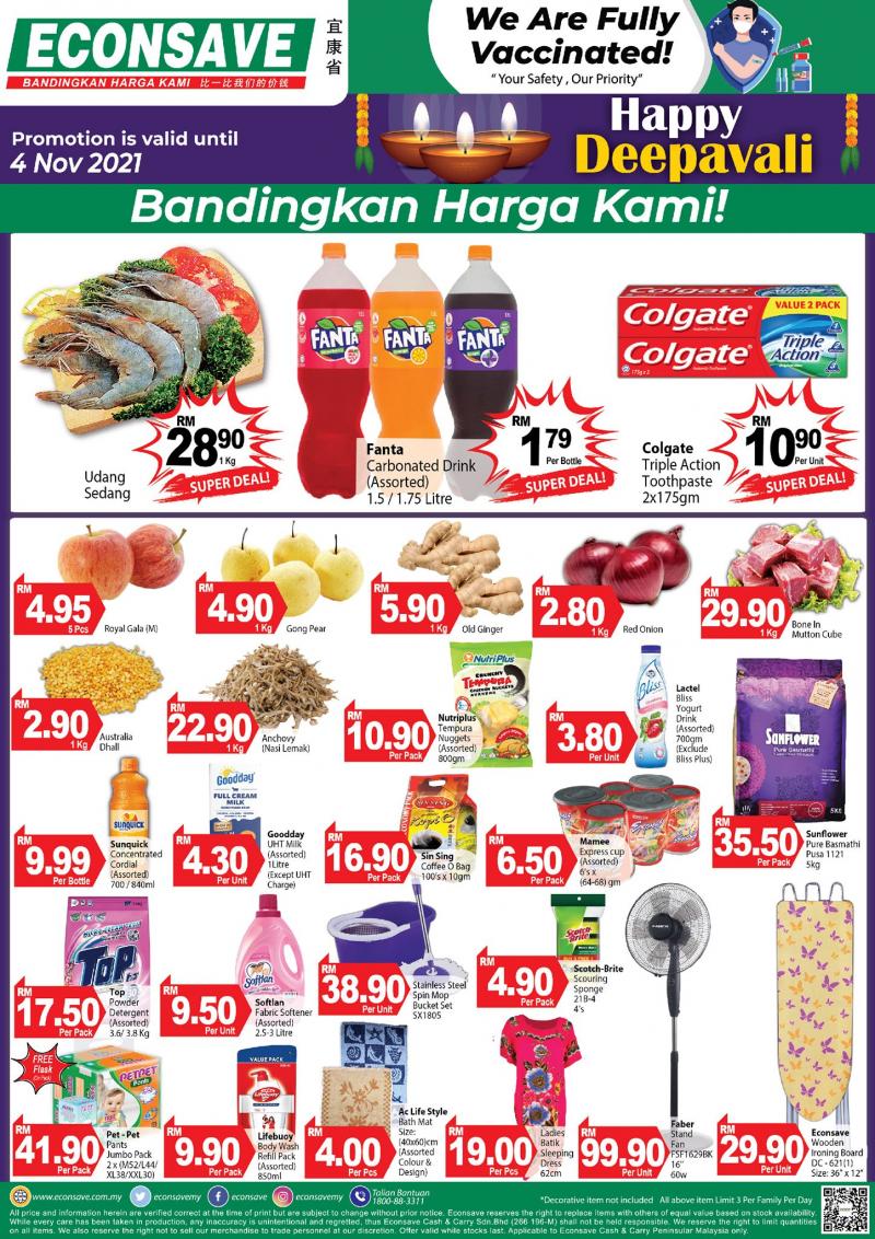 29 Oct-4 Nov 2021: Econsave Deepavali Promotion - EverydayOnSales.com