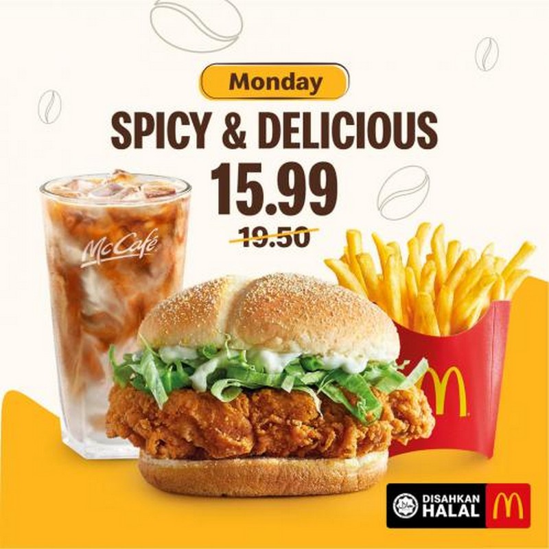 Now Till 31 Oct 2021: Mcdonald's Mccafe Daily Crazy Deals Promotion 