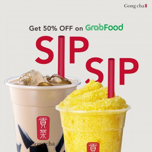 3 Nov 2021 Onward Gong Cha GrabFood 50 OFF Promotion