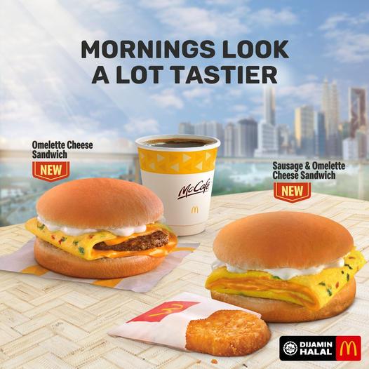 3 Nov 2021 Onward: Mcdonald's Omelette Sandwiches Promo 