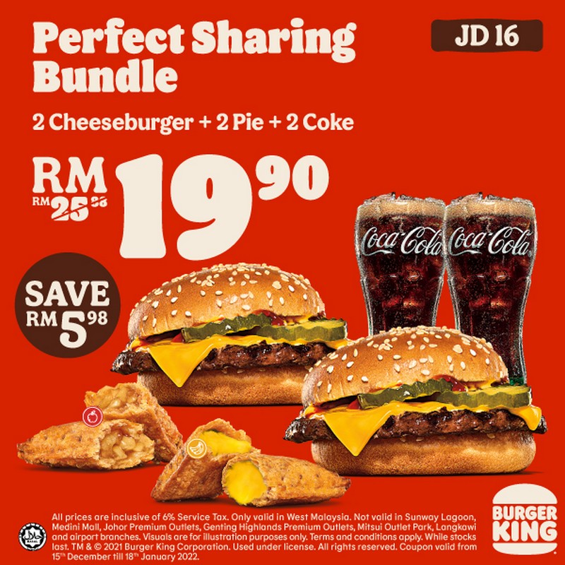 Now till 18 Jan 2022: Burger King Special Deal - EverydayOnSales.com