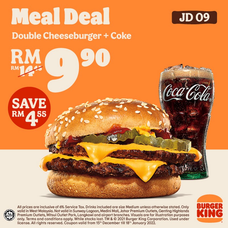 Now till 18 Jan 2022: Burger King Special Deal - EverydayOnSales.com