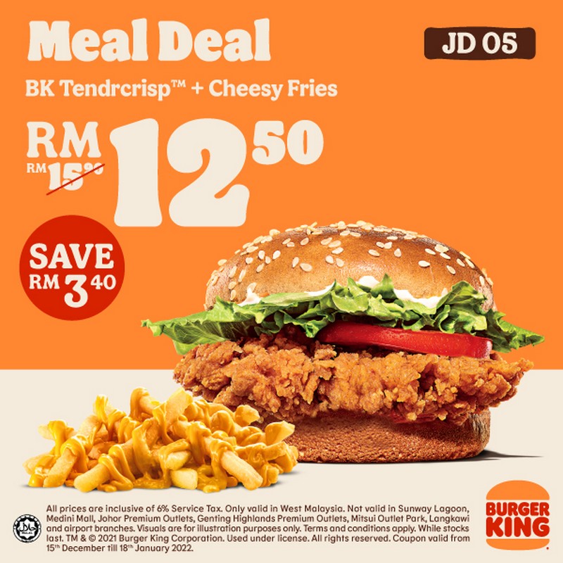 Now Till 18 Jan 2022: Burger King Special Deal - EverydayOnSales.com