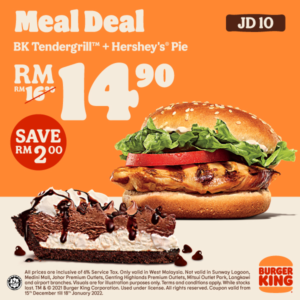 8 Jan 2022 Onward: Burger King Meal Deal - EverydayOnSales.com