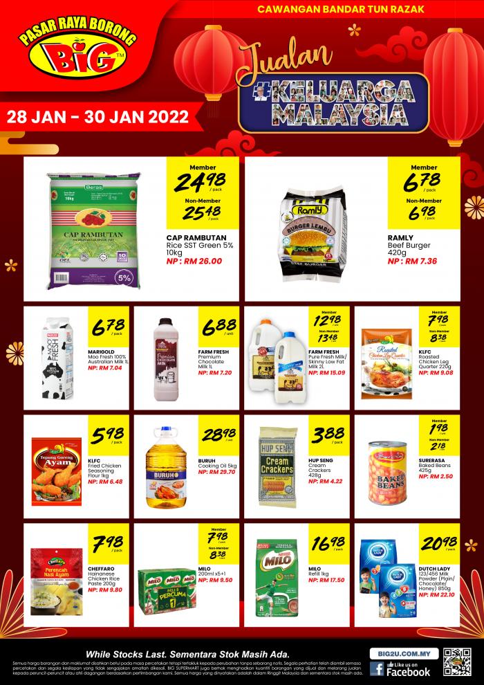 28-30 Jan 2022: Pasaraya BiG Jualan Keluarga Malaysia Promotion at ...