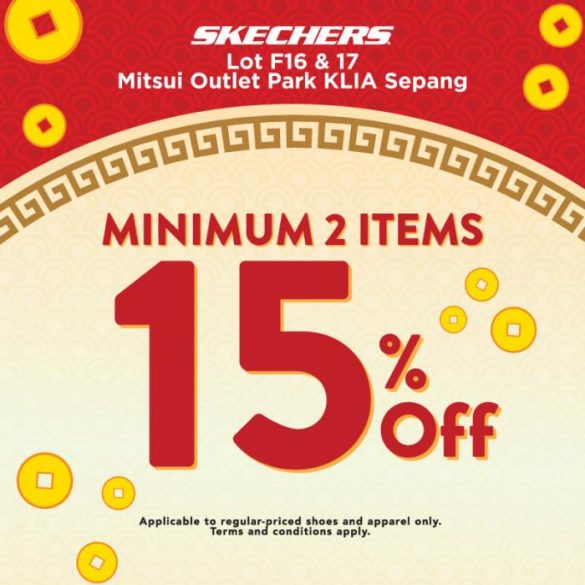 3 Jan 2022 Onward Skechers Chinese New Year Sale at Mitsui Outlet Park