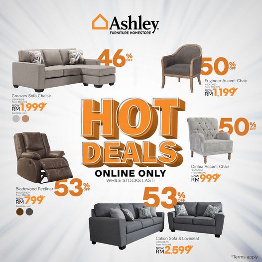 Ashley furniture on sale upcoming sales