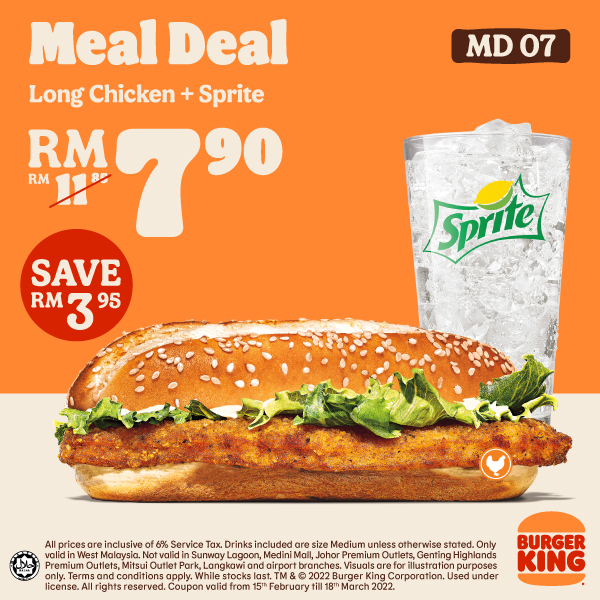 25 Feb 2022 Onward: Burger King Meal Deal - Everydayonsales.com