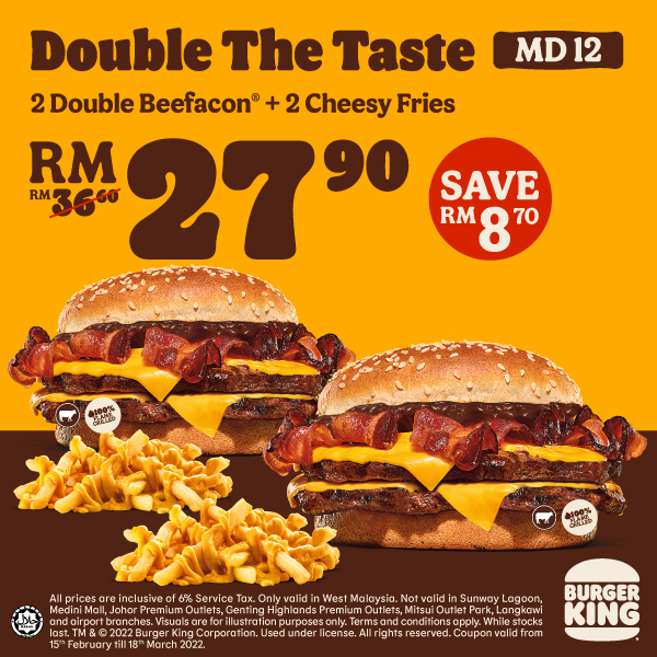 15 Feb-18 March 2022: Burger King Special Deals Digital Coupons ...