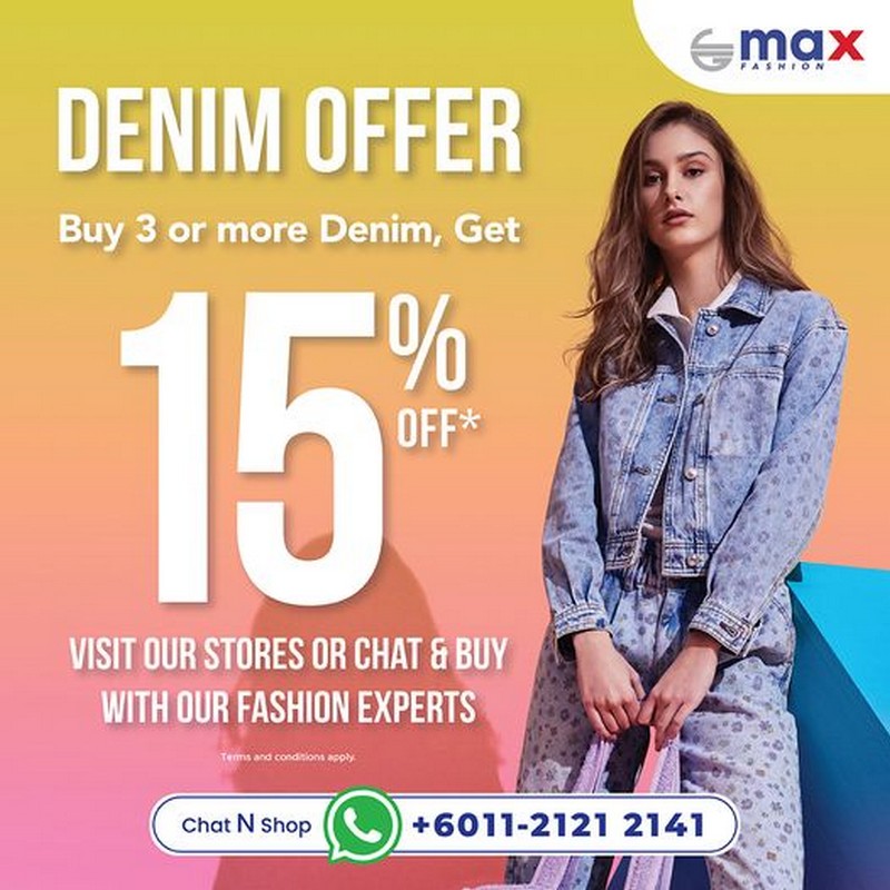 21 Feb 2022 Onward: Max Fashion Denim Promo - EverydayOnSales.com