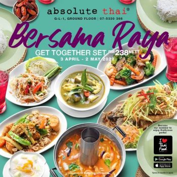 Absolute-Thai-Sunway-Big-Box-Get-Together-Set-Promotion-350x350 - Beverages Food , Restaurant & Pub Johor Promotions & Freebies 