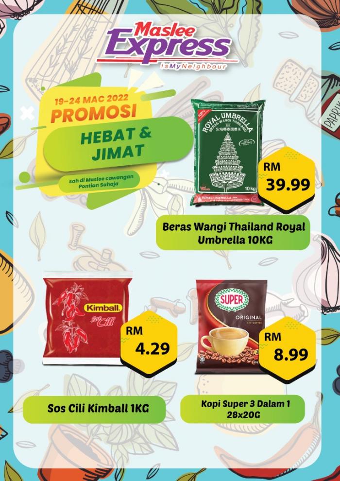 9-24 Mar 2022: Maslee Pontian Hebat & Jimat Promotion - EverydayOnSales.com