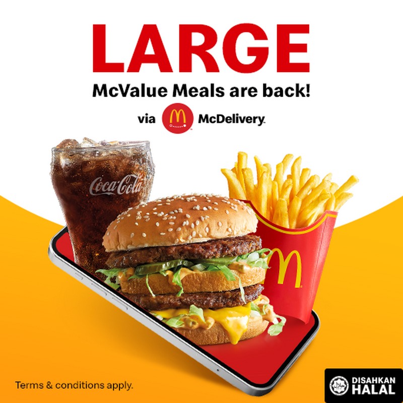 15 Mar 2022 Onward: Mcdonald’s Large McValue Meals Deal ...