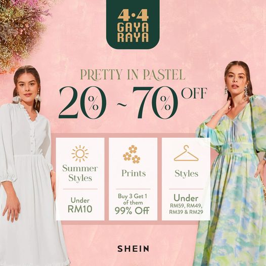 Get Raya Ready With Raya Collection by SHEIN, Plus Snag Up To 90% Discount!  - Glitz Malaysia