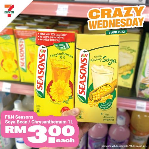 6 Apr 2022 Onward: 7 Eleven Crazy Wednesday Promotion - EverydayOnSales.com