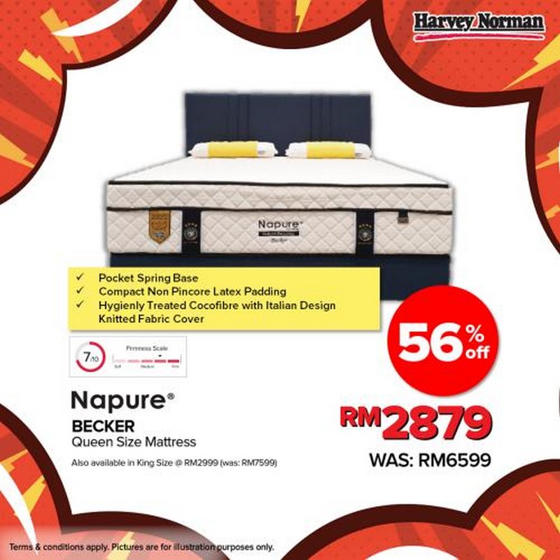 napure mattress harvey norman