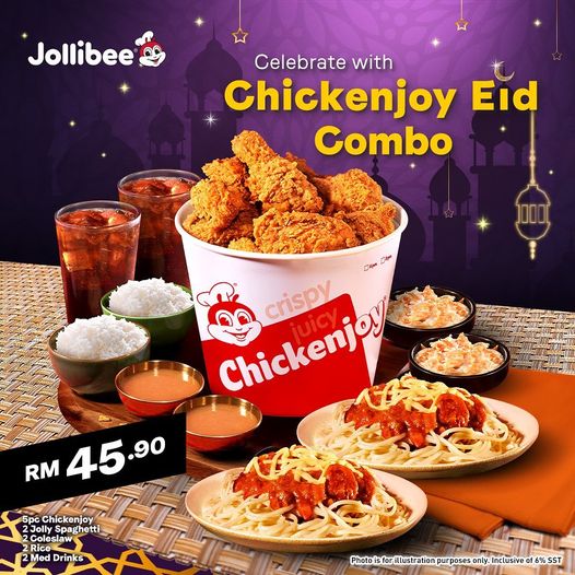 4 Apr-31 May 2022: Jollibee Chickenjoy Eid Combo Deal - EverydayOnSales.com