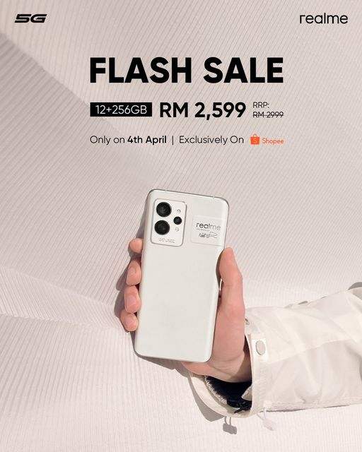 realme next flash sale