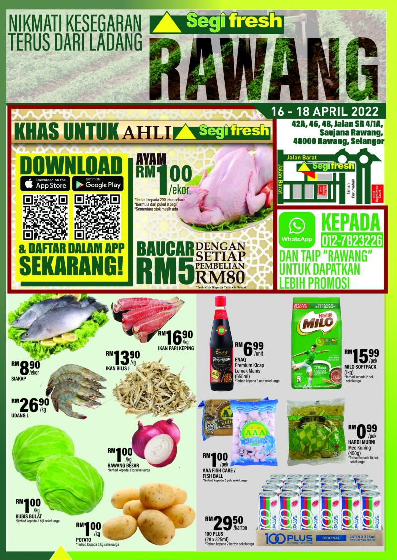 16-30 Apr 2022: Segi Fresh Opening Promotion at Rawang ...